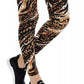 K-Deer Women's Safari 7/8 Sneaker-Length Leggings Black Size S