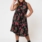 Leota Women's  Mindy Dress Black Size 3X