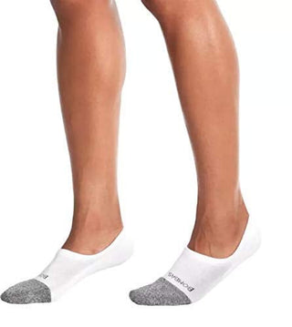 Bombas Cushioned No-Show Socks in White , Size Medium White