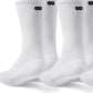 Pair Of Thieves Men's 3 Pack Blackout Whiteout Crew Socks White Size Regular