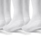 Pair Of Thieves Men's 3 Pack Blackout Whiteout Crew Socks White Size Regular