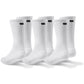 Pair Of Thieves Men's 3 Pack Blackout Whiteout Crew Socks White Size Regular