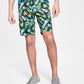 Paisley & Gray Men's Slim Fit Warrior Leaf-Print Shorts Black Size 32W