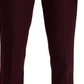 Paisley & Gray Men's Slim Fit Suit Pants Red Size X-Large
