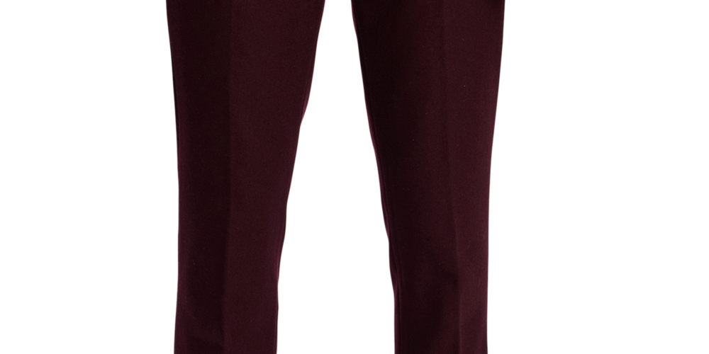 Paisley & Gray Men's Slim Fit Suit Pants Red Size X-Large