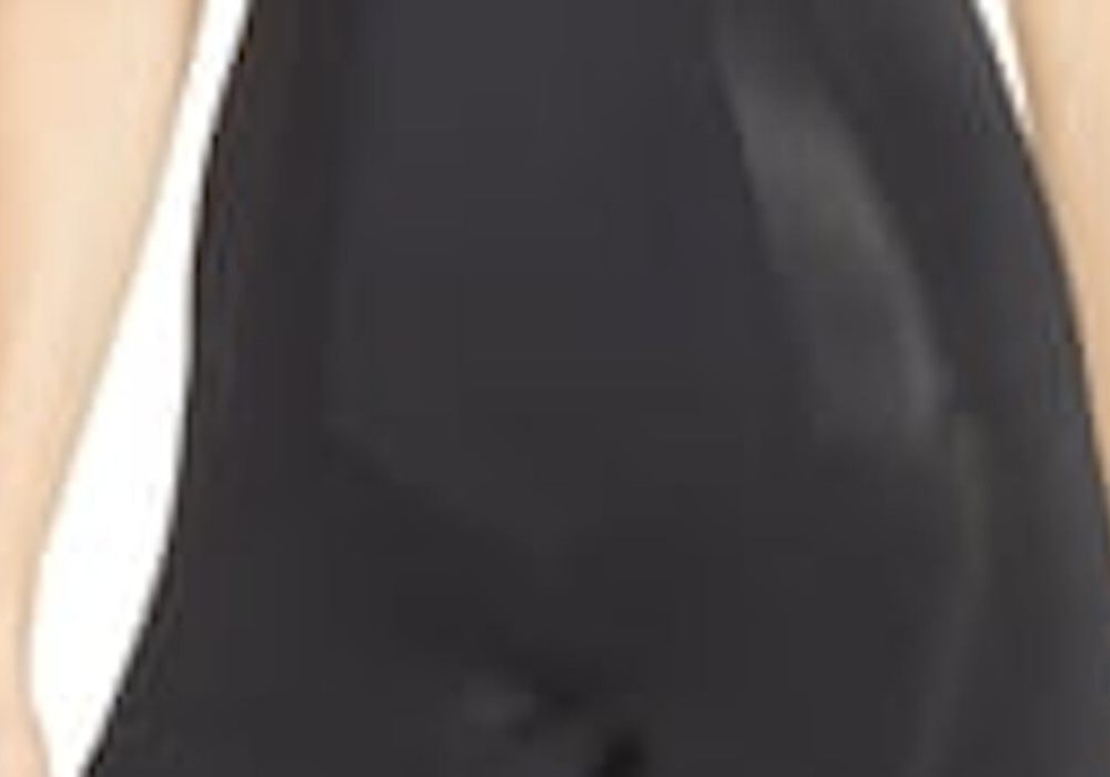 Oncore Women's High-Waisted Black Mid-Thigh Short Size Medium