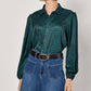 Apricot - Animal Print Self Stripe Satin Shirt