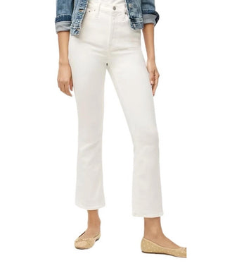 J.Crew - High-rise Flare Crop Jean In All-day Stretch - Tall