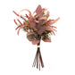 Fall Burgandy Foliage and Thistle Bundle Bouquet (Set of 6)
