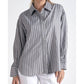 Elan - Long Sleeve Smock Top With Wristband Shirt