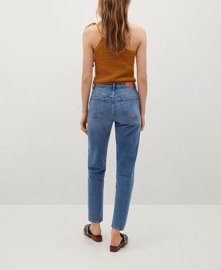 Mango Women's Mom-Fit Jeans Blue Size 12