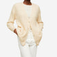 Mango Women's Cable Knit Cardigan Beige Size Large