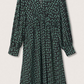 Mango Women's Midi Printed Dress Green Size 6