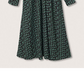Mango Women's Midi Printed Dress Green Size 6