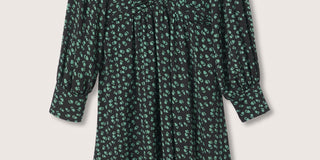Mango Women's Midi Printed Dress Green Size 6