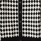 Mango Women's Check Knitted Cardigan Black Size S