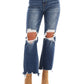 Risen - Let me Go High Rise Crop Jeans