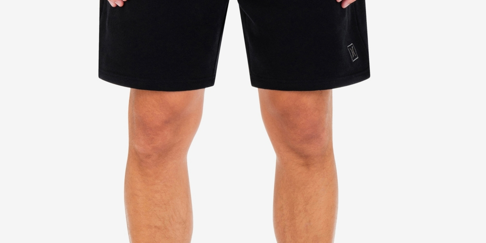 Hurley Men's Icon Boxed Drawcord Closure Short Shorts Black Size Large