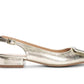 Chinese Laundry - Women's Metallic Buckle Flat Slide