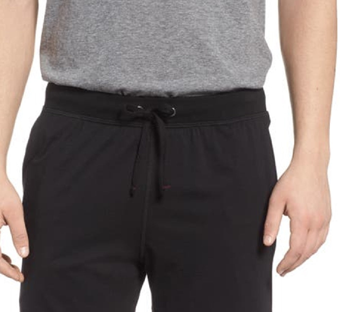 Daniel Buchler Men's Peruvian Pima Cotton Shorts Black Size Large