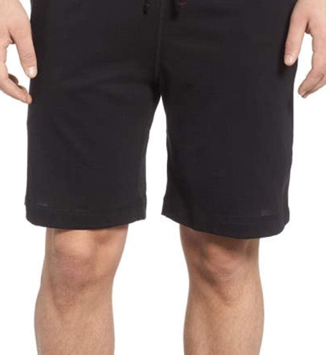 Daniel Buchler Men's Peruvian Pima Cotton Shorts Black Size Large