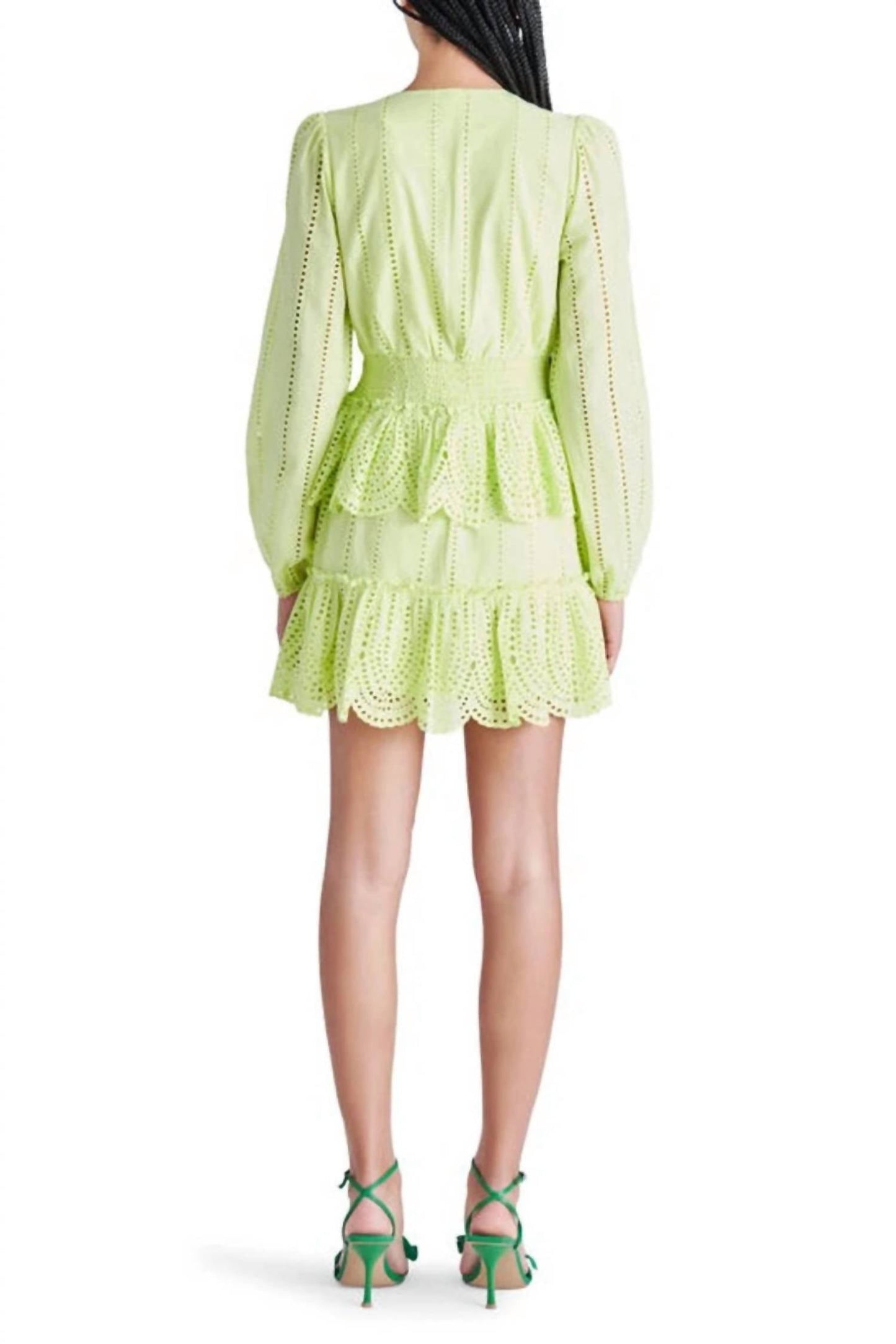 Steve Madden - EYELET RUFFLE DRESS