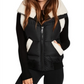 Sam Edelman Women's Billie Sherpa Trim Puffer Vest Black Size Medium