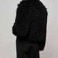 L'Agence - Aura Cropped Faux Fur Jacket