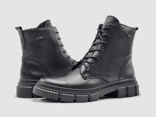 Helios - Women's Hebe Fur-lined Zip-up Leather Boots