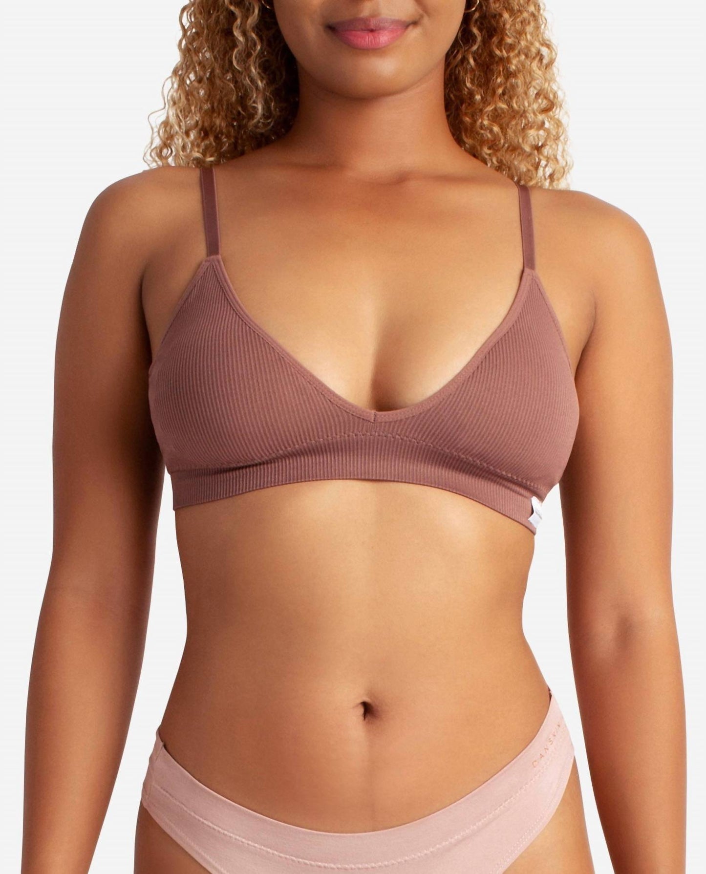 Danskin - Women's 3-pack Recycled Seamless Ribbed Bralette