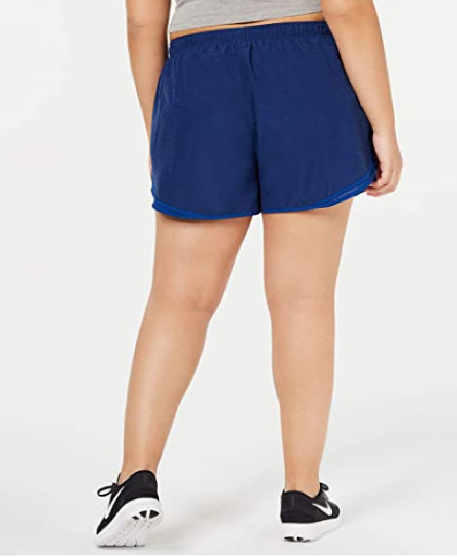 Nike Women's Plus Size Tempo Dri-FIT Track Shorts Blue Size 2 Extra Large
