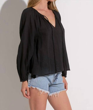 Elan - Prescila Peasant Top