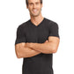 Alfani Men's Underwear Tagless V Neck 3 Pack Undershirt Black Size Medium
