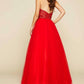 Mac Duggal - Plunging V Neck Ball Gown