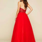 Mac Duggal - Plunging V Neck Ball Gown