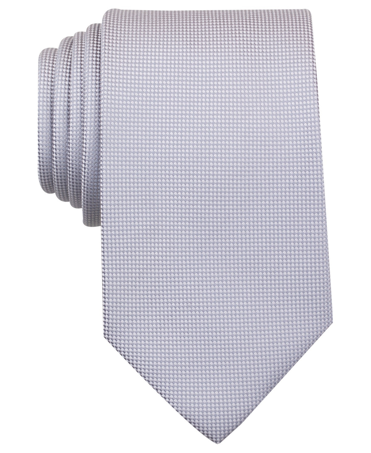 Perry Ellis Men's Oxford Solid Tie Gray Size Regular