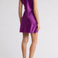 Veronica Beard - Maelle Draped Stretch Silk Mini Dress