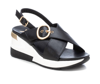 Xti - Women's Wedge Cross Strap Sandals
