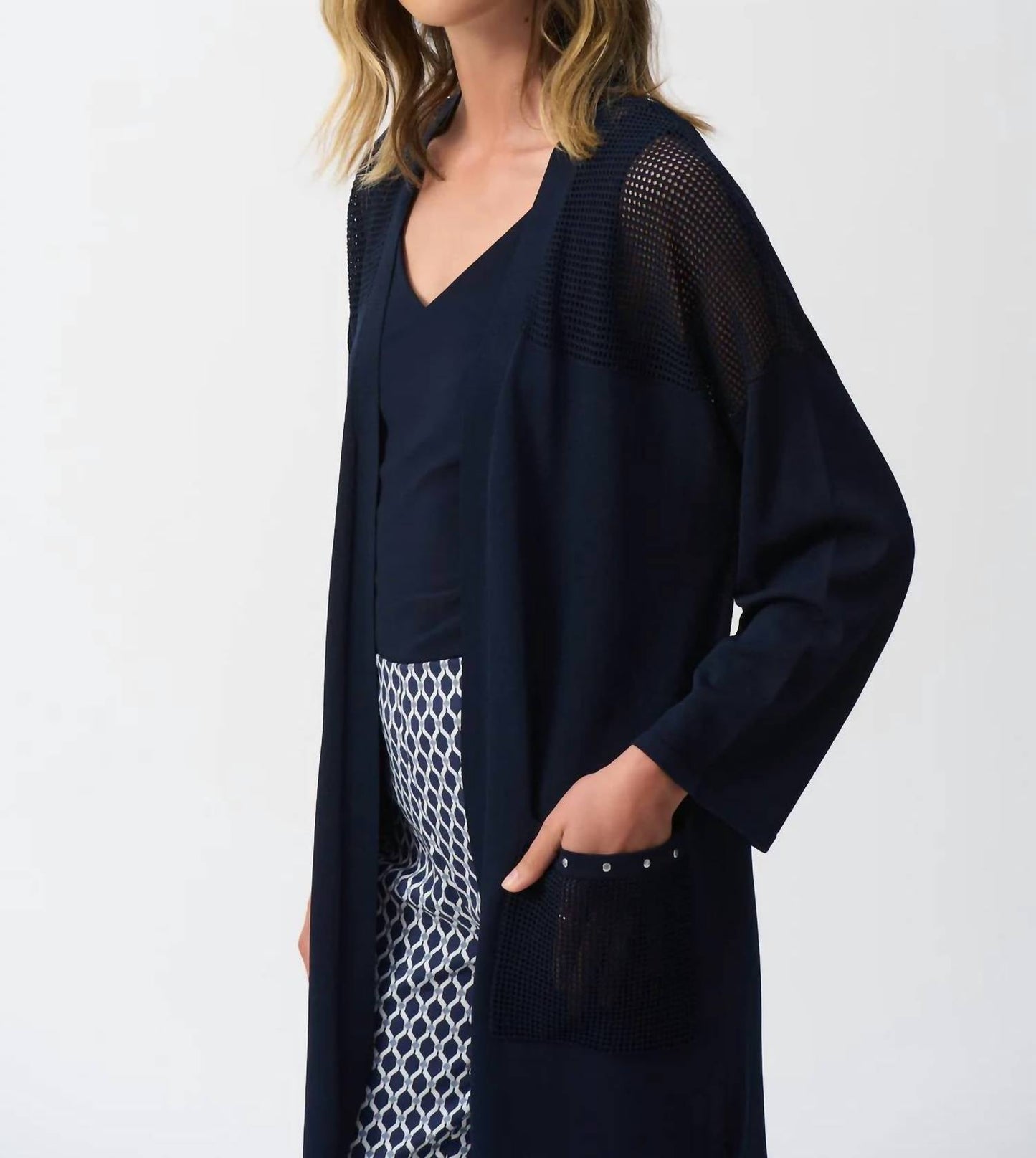 Joseph Ribkoff - Sweater Knit Long Sleeve Cardigan