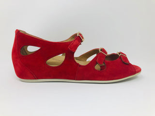 Ziera Women's Demi Sandal Red Suede