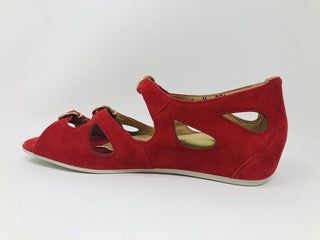Ziera Women's Demi Sandal Red Suede