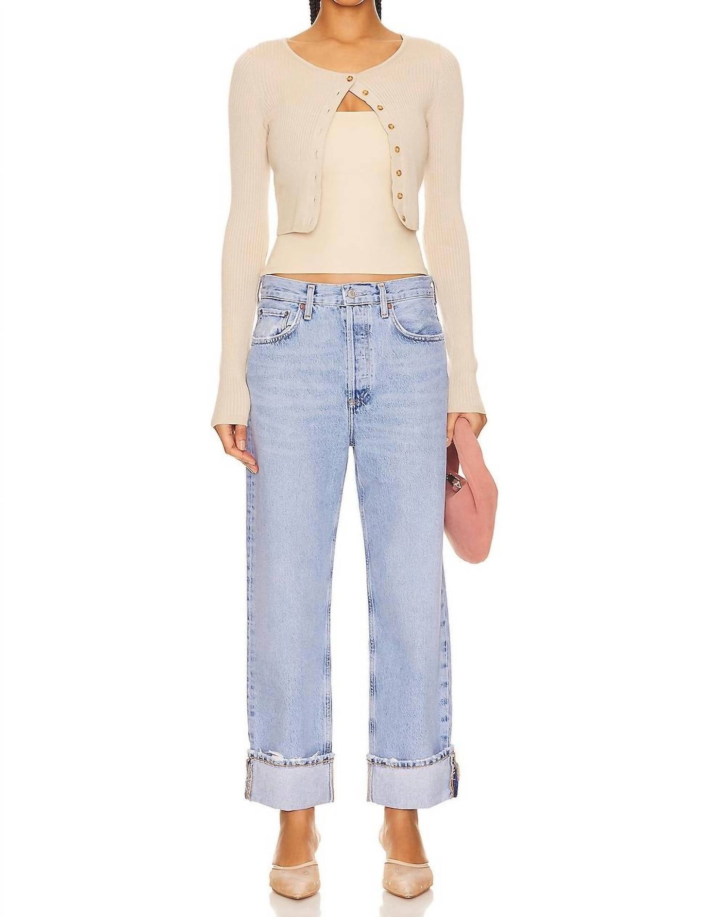 Agolde - Fran Low Slung Straight Jeans