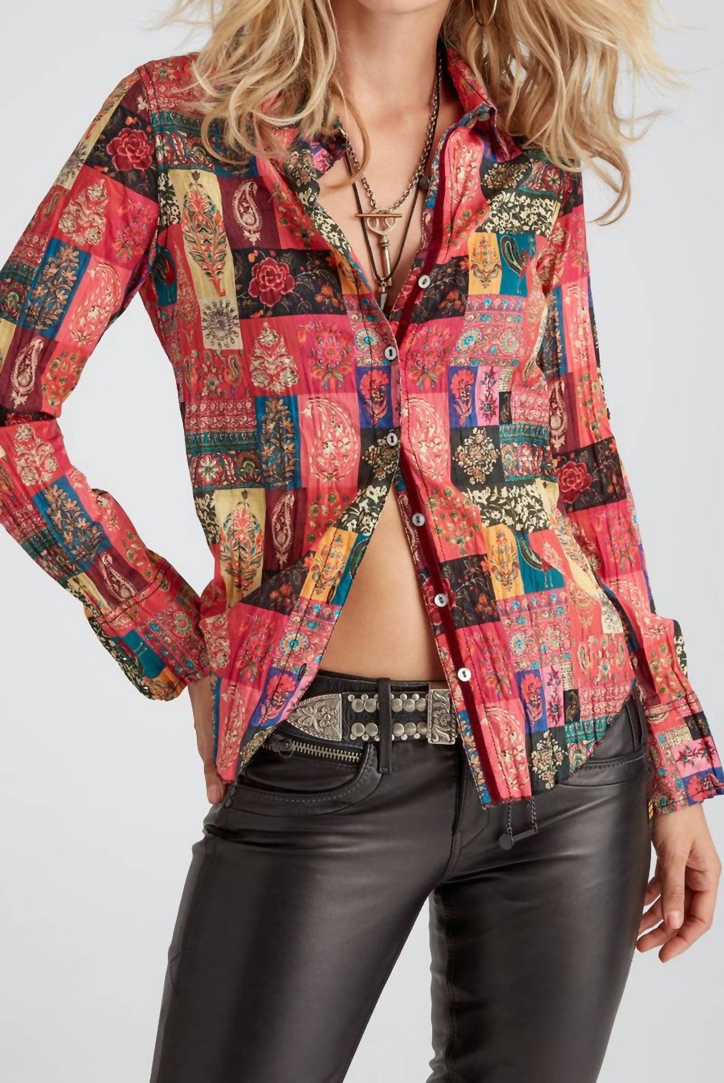 Cino - Crinkle Blouse