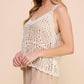 Steve Madden - Crochet Knit Tank Top