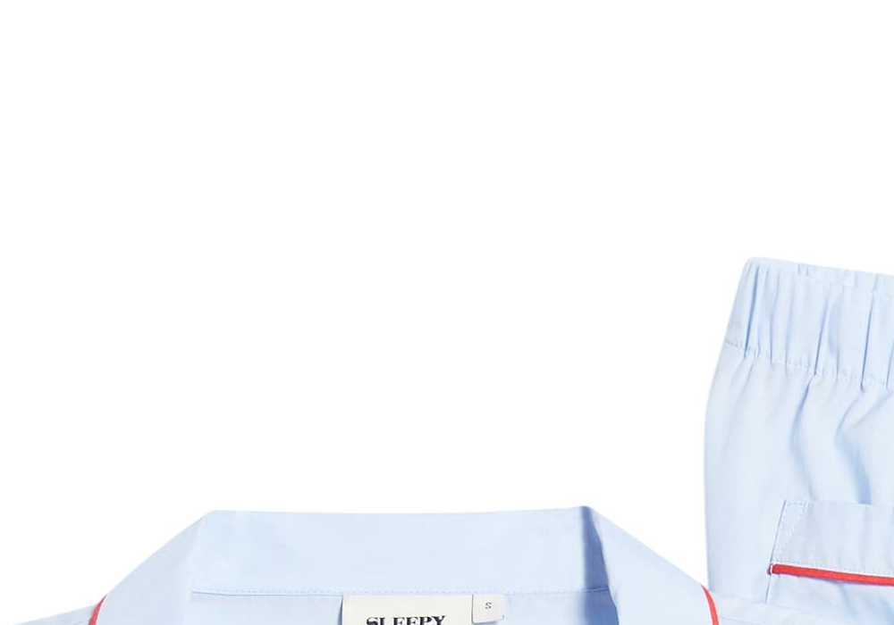 Sleepy Jones Women's Blue Cotton Pajamas Size Small