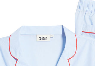 Sleepy Jones Women's Blue Cotton Pajamas Size Small