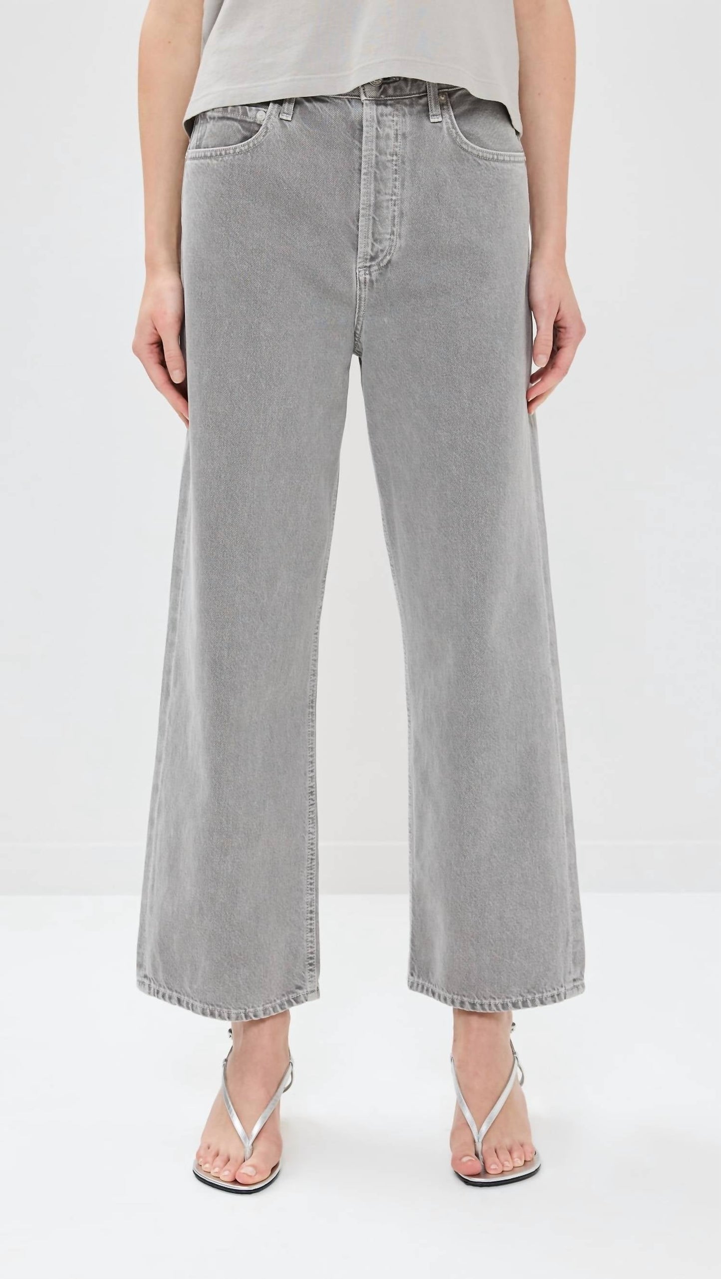 Agolde - Ren High-rise Wide-leg Jean