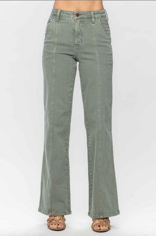 Judy Blue - Front Seam Straight Fit Jeans