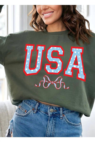 Bella Closet - USA Fleece Sweatshirt