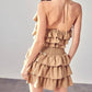 Do+Be - Smocked Waist Ruffle Romper